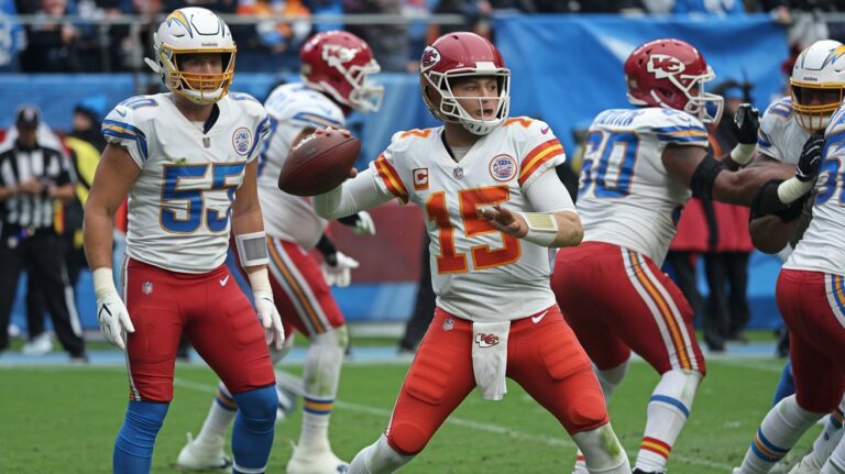 Los Angeles Chargers vs Kansas City Chiefs Match Player Stats