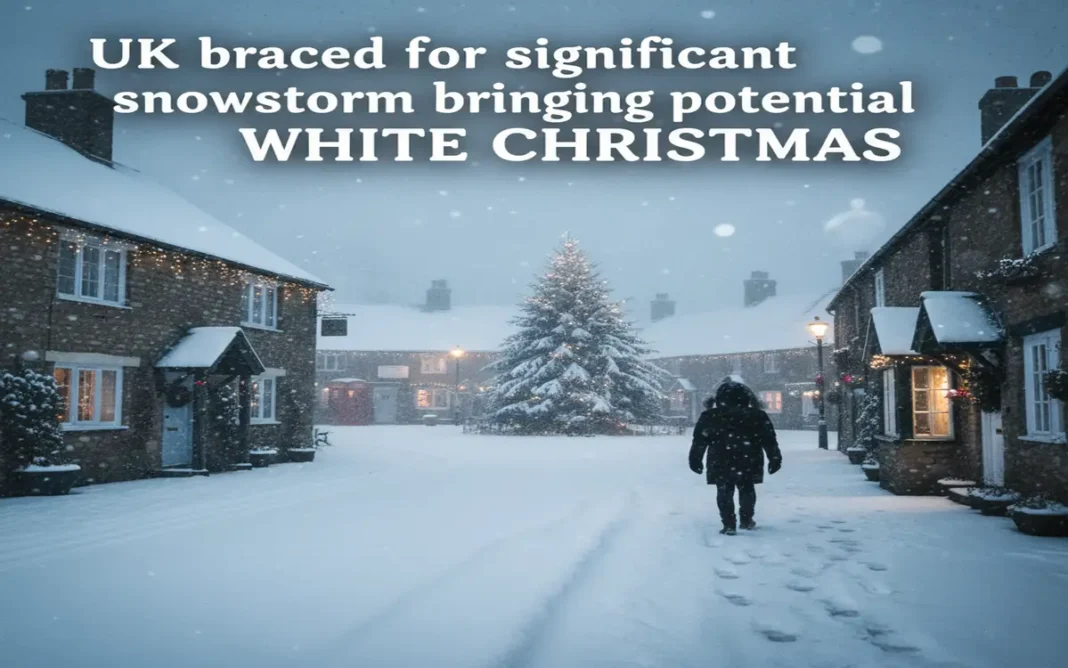 UK Braced for Significant Snowstorm Bringing Potential White Christmas